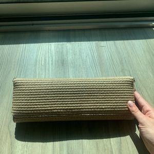 Cult Gaia wicker clutch